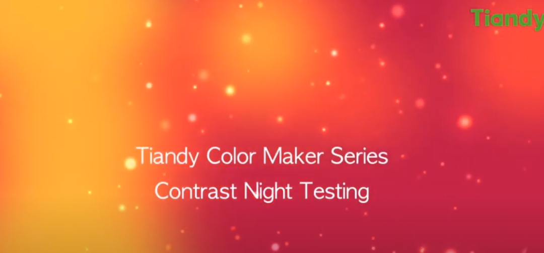Tiandy Color Maker series night testing